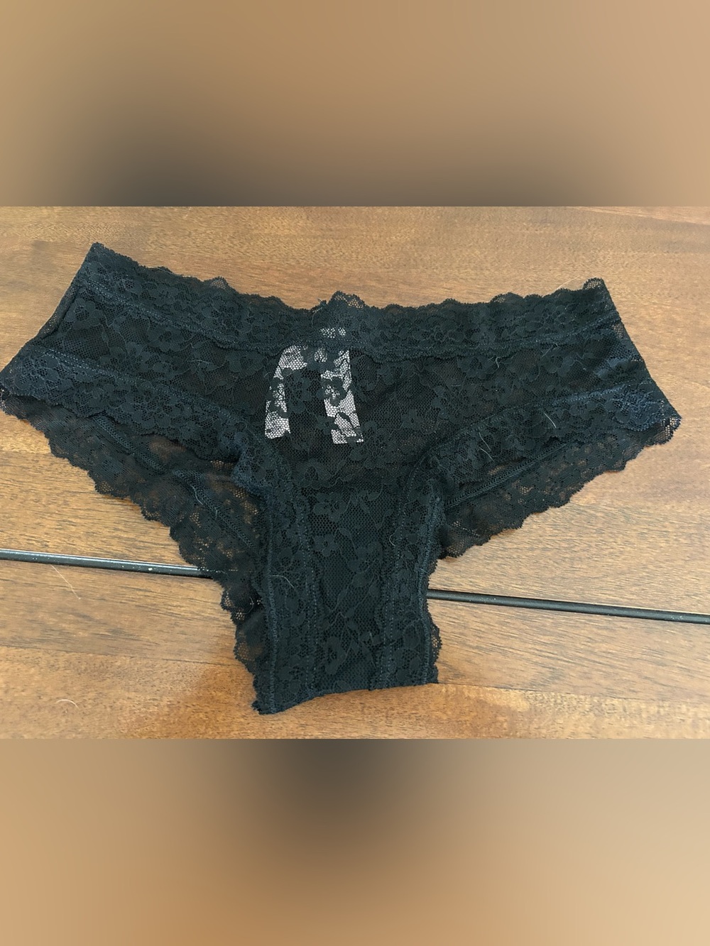 Victoria's Secret Black Lace Hipster